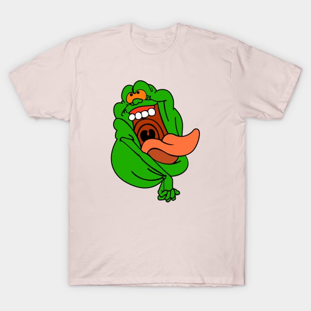 Slimer Happy T-Shirt by Larent